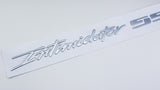 2Pc Intimidator SS Emblem Letters Badge 88980874 Silver  17 INCH