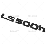 Lexus Rear Turnk Lid LS 500h Letter Logo Badge Emblem Car Replace Matte Black