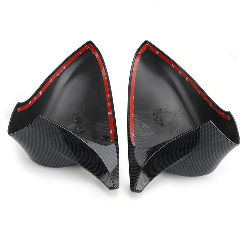 PAIR For LEXUS IS200 300 350 2013-2020 M HORN CARBON FIBER SIDE MIRROR COVER CAP