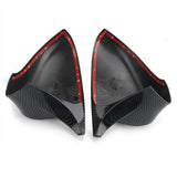 PAIR For LEXUS IS200 300 350 2013-2020 M HORN CARBON FIBER SIDE MIRROR COVER CAP