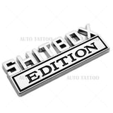 2Pcs ShitBox Edition 3D Car Truck Emblem Funny Badge Sticker Decal Decorate