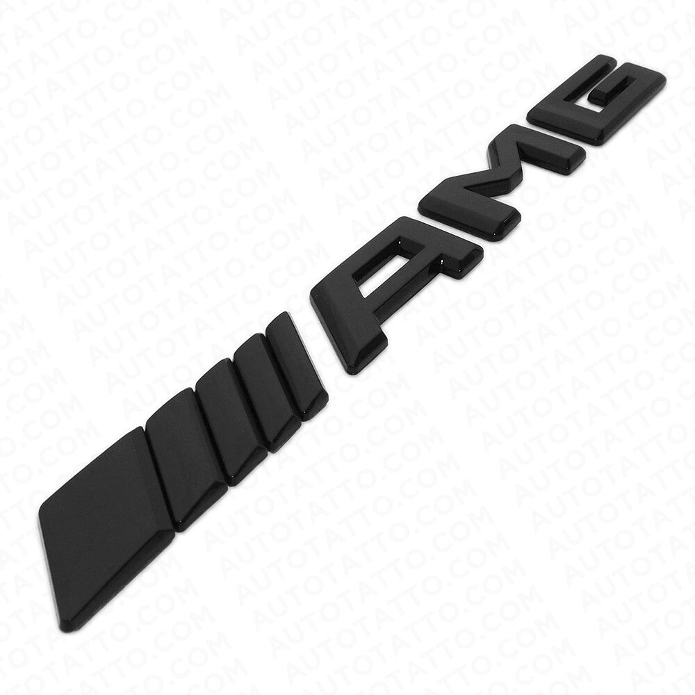 17+ Mercedes AMG Trunk Emblem Logo 3D Sticker Badge Decoration Sport Gloss Black