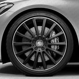 4x Mercedes AMG Laurel Edition Emblem Wheels Center Caps Hub Cover Inserts Sport