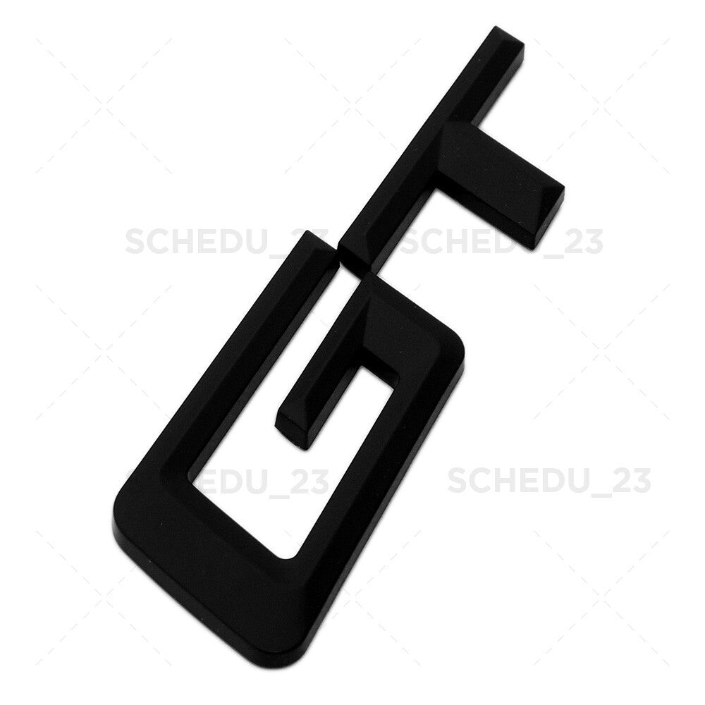 18-19 Matte Black GT Trunk Lid  Letter Emblem Badge 6 Series Performance