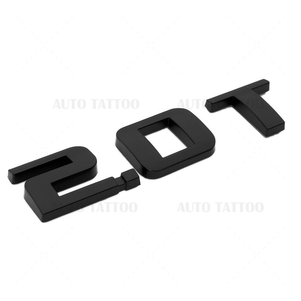 For Chevy Equinox Liftgate 2.0T Turbo Letter Logo Badge Emblem Sport Matte Black