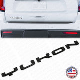 2021+ GMC Yukon Rear Liftgate Nameplate Letter Badge Emblem AT4 XL Matte Black