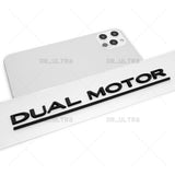 Tesla Rear Liftgate Lid Dual Motor Performance Nameplate Logo Badge Emblem Black