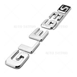 17-19 Mercedes GLE 63 S Letter Emblem Liftgate Logo Badge AMG Sport OEM Chrome