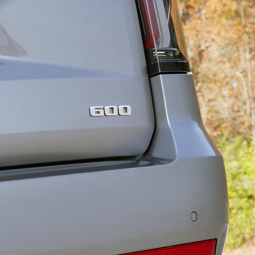 For Cadillac Escalade 600 Silver Rear Liftgate Nameplate Emblem Badge