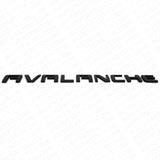 For Chevy Avalanche Door / Tailgate Badge 3D Logo Emblem Truck OEM Black Sport