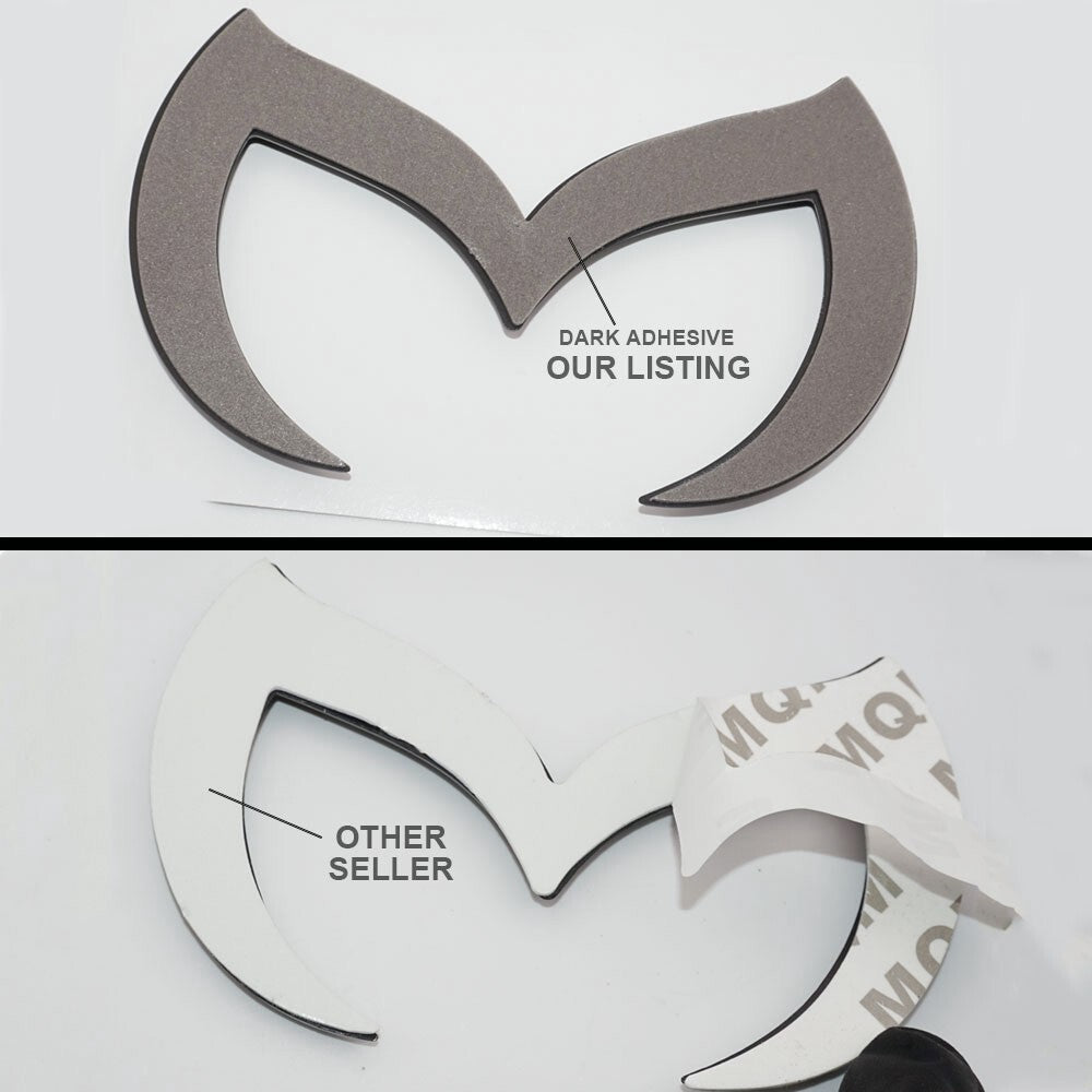 Mazda Gloss Black Bat Batman Style Nameplate Emblem Badge 3D Sticker Sport