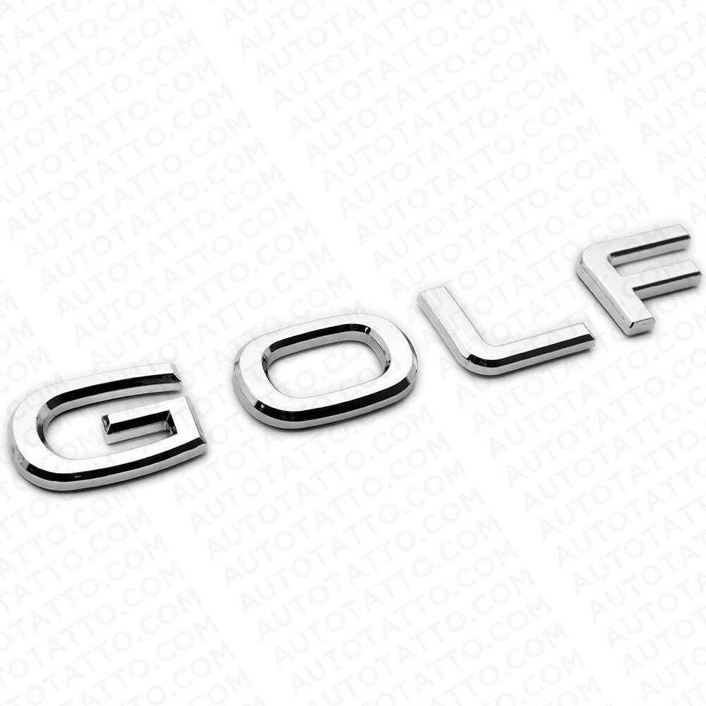 22-23 MK8 Golf Rear Truck Lid Nmaeplate Badge Emblem Chrome