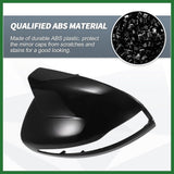 Gloss Black Mercedes W205 W213 X253 W222 C E S GLC Horn Mirror Cover Replace