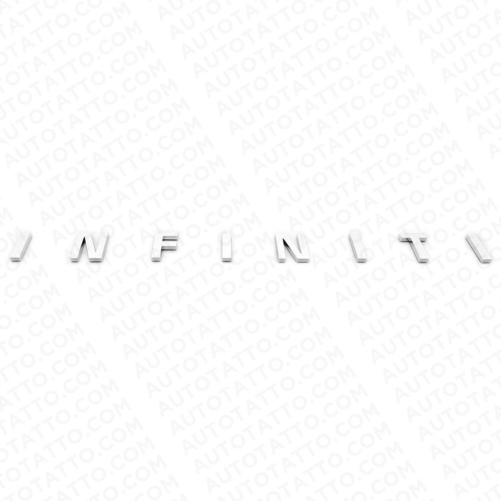 For Infiniti Rear Trunk Lid Logo Letter Badge Emblem Nameplate Sport Chrome