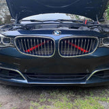 For BMW F20 F22 F31 F30 1 3 Series Front Grille Bar V Brace Trim Strip Cover Red