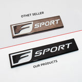 Lexus Gloss Black F-Sport Logo ABS Badge Trunk Luggage Lid 3D Emblem Decoration