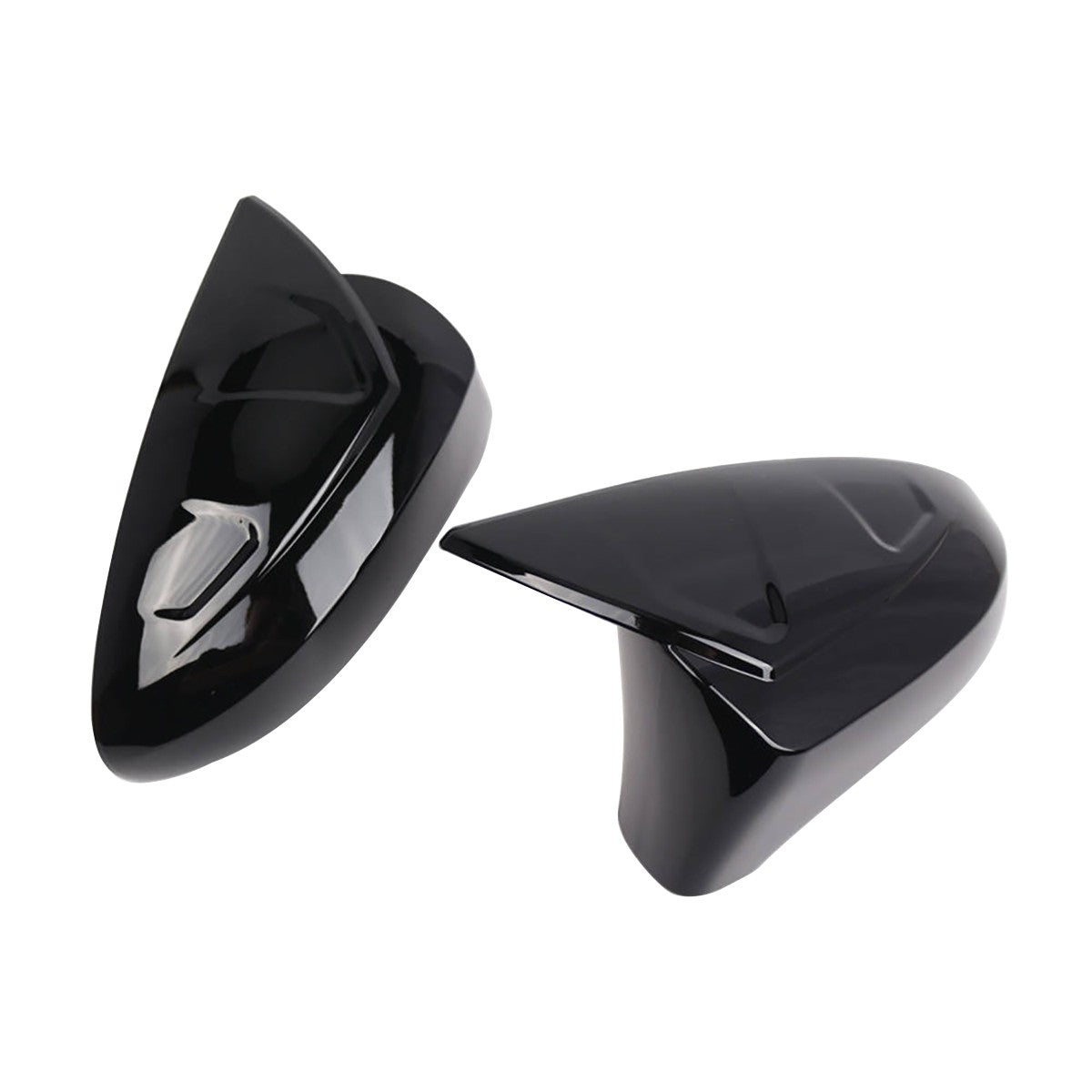 Gloss Black M Horn Side Mirror Cover Caps For Lexus IS200t IS300 IS350 2013-2020