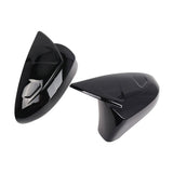 Gloss Black M Horn Side Mirror Cover Caps For Lexus IS200t IS300 IS350 2013-2020