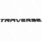 Chevy Traverse Rear Lifgate Letter Badge Nameplate Logo Emblem Gloss Black Sport