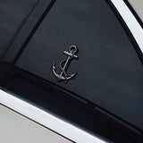 Universal 3D Fashion Metal Ship Anchor Car Decal Sticker for Auto Decoration