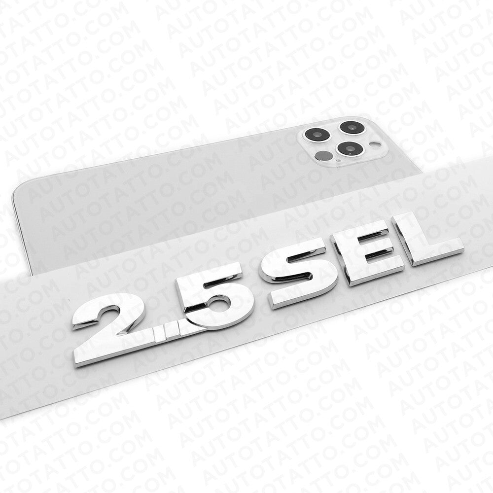 For 11-14 VW Jetta 2.5 SEL Rear Truck Rear Lid Nmaeplate Badge Emblem Chrome