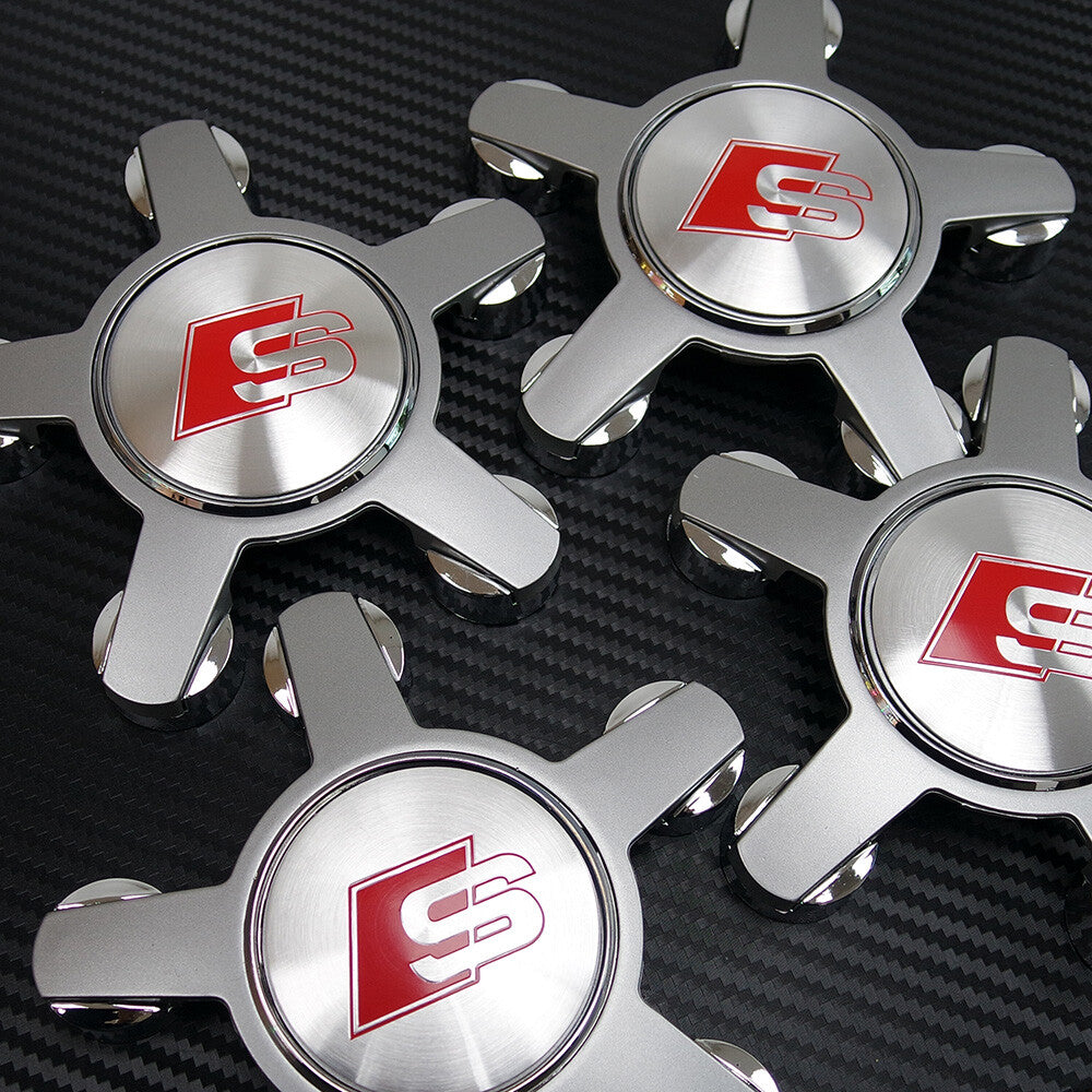 4x Set For Audi S Sport Car Suv Wheels Center Cap Hub 4F0601165N A4 A5 A6 A7 A8