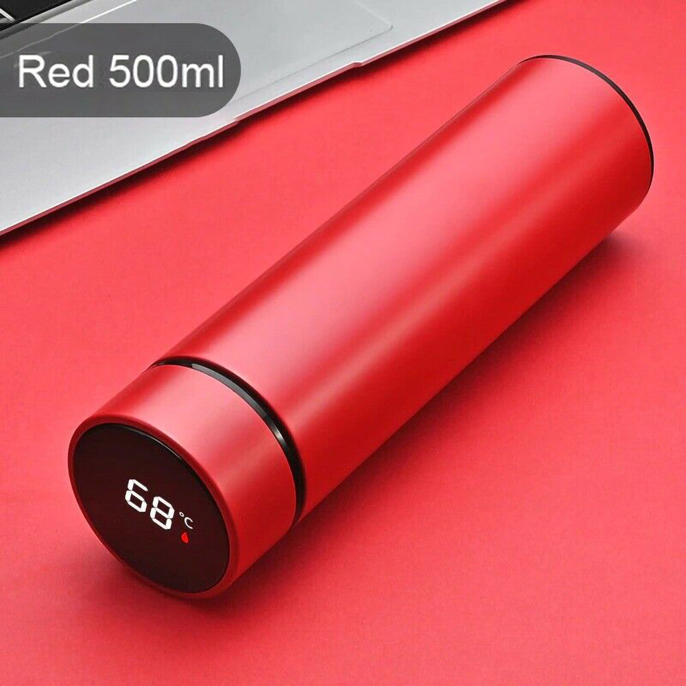 500ml Measure Temperature Stainless Steel Hot/Cold Vacuum thermos Insulation Cup