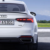 Audi Sport Car Rear Trunk W12 Marker Nameplate Emblem Badge Gloss Black