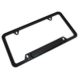 Black Stainless Car License Plate Frame Cover For AMG Sport Gift Accessories