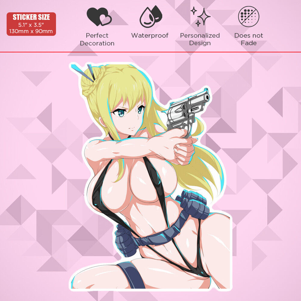 Cartoon Anime Sexy Lady Bikini Body Sticker Decal Home Car Door Window Decorate