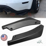 For Audi Car Carbon Fiber Rear Bumper Lip Diffuser Splitter Canard Protector