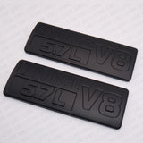 Set 3D Tundra 4x4 I-Force 5.7L V8 TRD PRO Black Out Nameplate Logo Emblem Kit