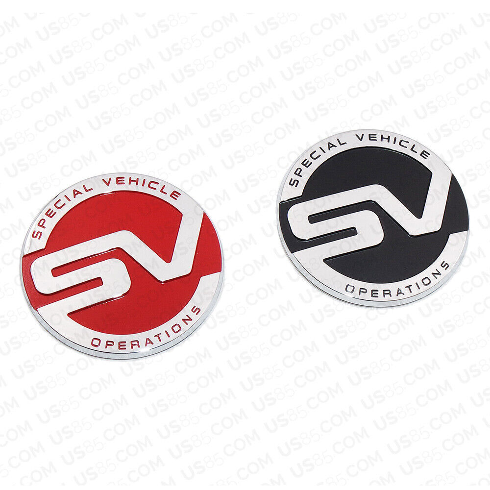 Aluminum Alloy Central Control Knob SV Special Vehicle Operation Decal Sticker