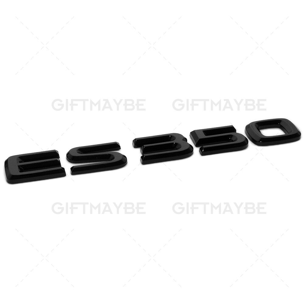 For Lexus Trunk Gloss Black ES 350 Letter Logo Badge Car Emblem Replace F-Sport