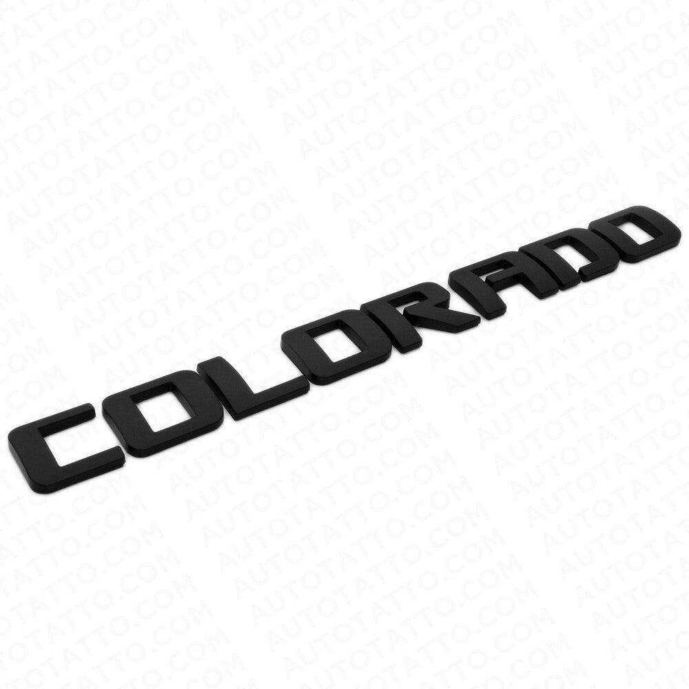 For Chevy Colorado Fender / Tailgate Badge 3D Logo Emblem Truck OEM Black Sport