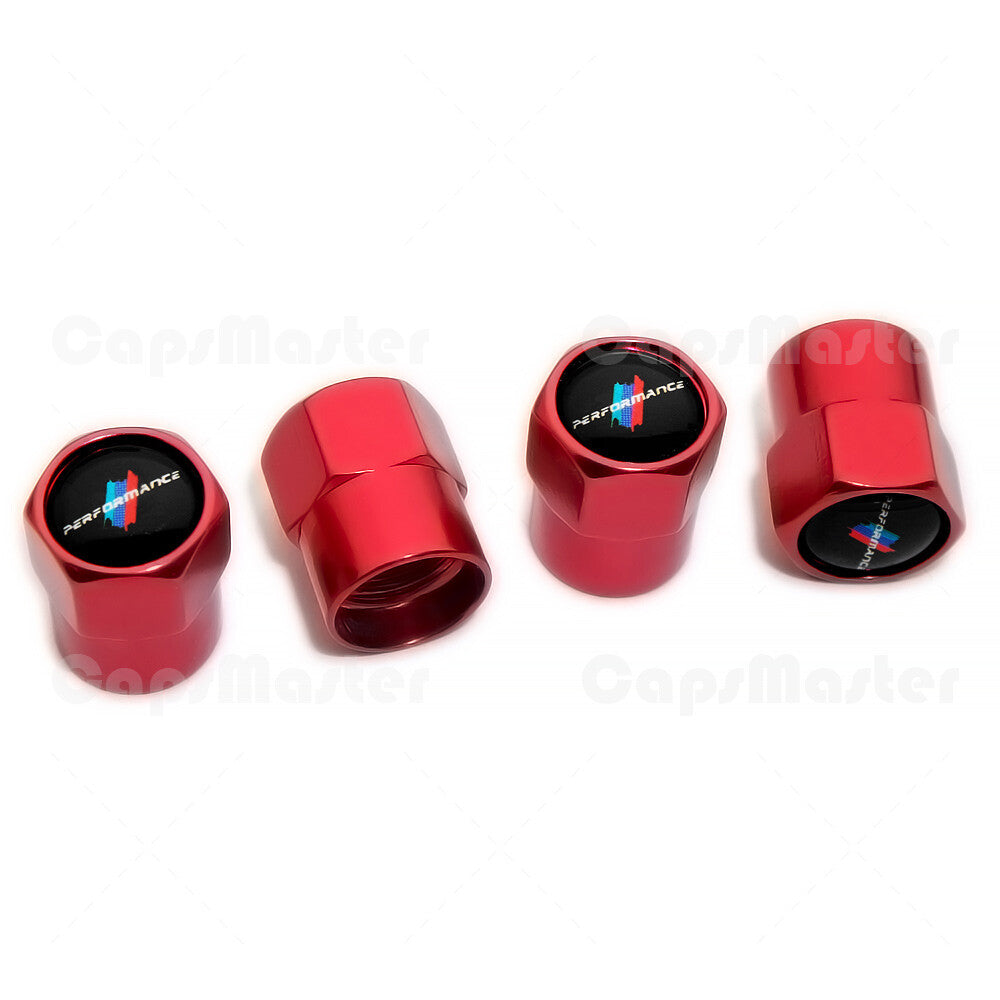 Fit Bmw M Performance Car Wheels Tire Air Hex Valve Caps Stem Dust Cover Sport