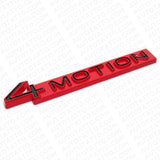 For 18-23 VW 4 Motion Rear Trunk Nameplate Badge Emblem Red Sport