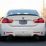 For BMW 435i Chrome Logo Emblem Badge Car Trunk Lid M Power Series Performance