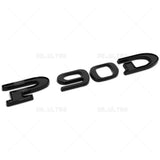 Tesla Rear Liftgate Lid Model P90D Nameplate Logo Badge Emblem Sport Gloss Black