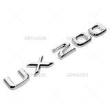 Lexus Liftgate OEM Chrome UX 200 Letter Logo Badge Car Emblem Replace F-Sport
