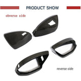 19-24 Audi C8 A6 S6 A7 S7 A8 Real Carbon Fiber Car Side Mirror Cover Cap Replace