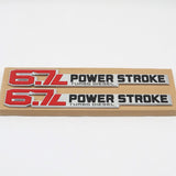 DOOR EMBLEM 6.7L POWER STROKE TURBO DIESEL FOR SUPER-DUTY 250 350 450