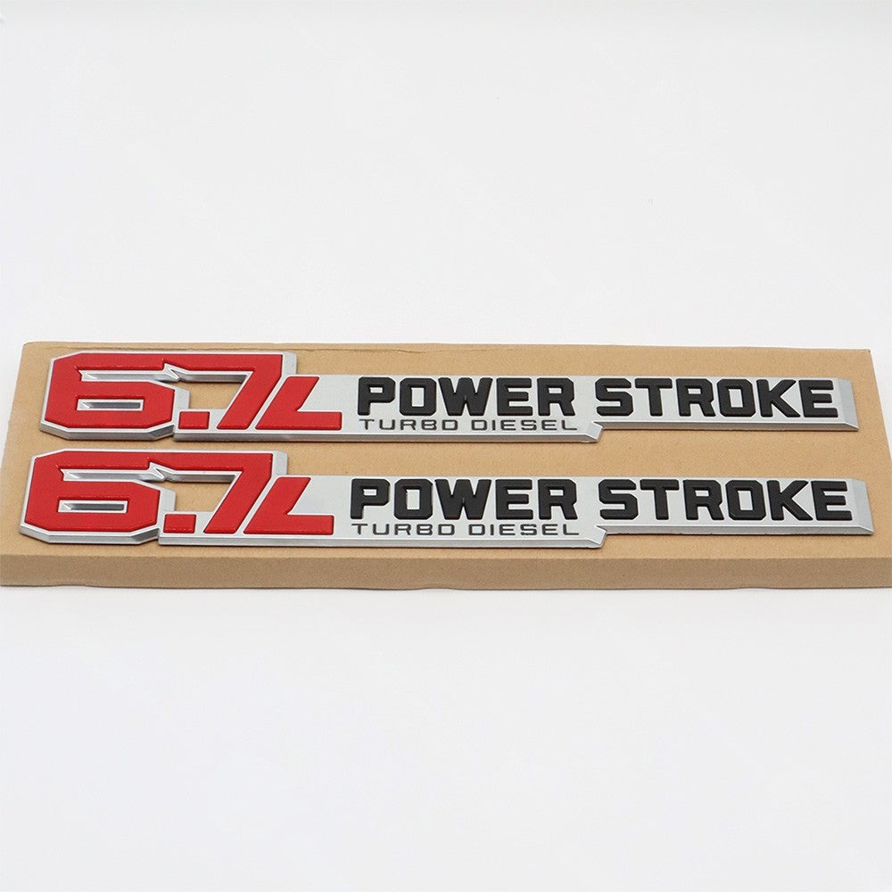 DOOR EMBLEM 6.7L POWER STROKE TURBO DIESEL FOR SUPER-DUTY 250 350 450