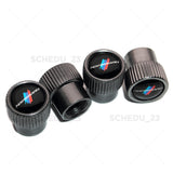 BMW Performance Roundel Car Wheels Tire Air Valve Cap Stem Dust Cover Sport ///M