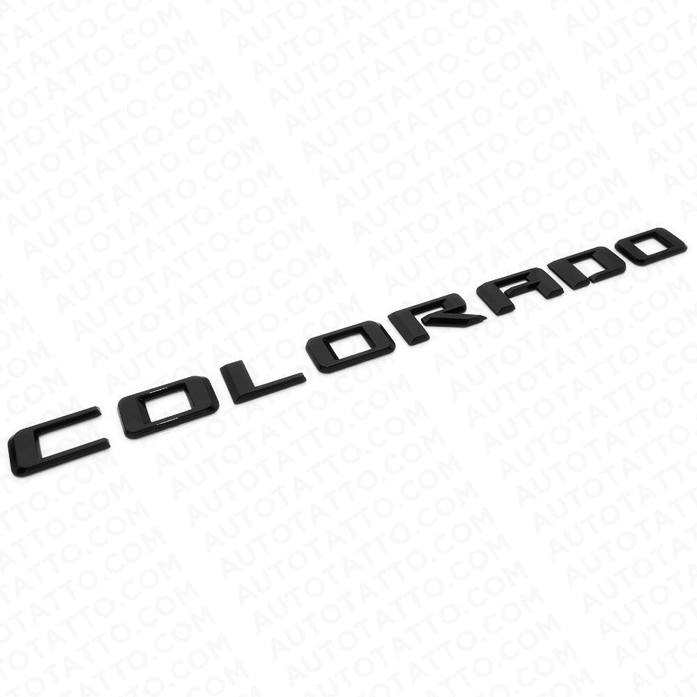 21+ Chevy Colorado Fender / Tailgate Gloss Black Badge Logo Emblem Truck Sport