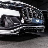 Audi Q8 SQ8 RSQ8 Front Grille Ring Nameplate Emblem Sign Logo Badge Gloss Black