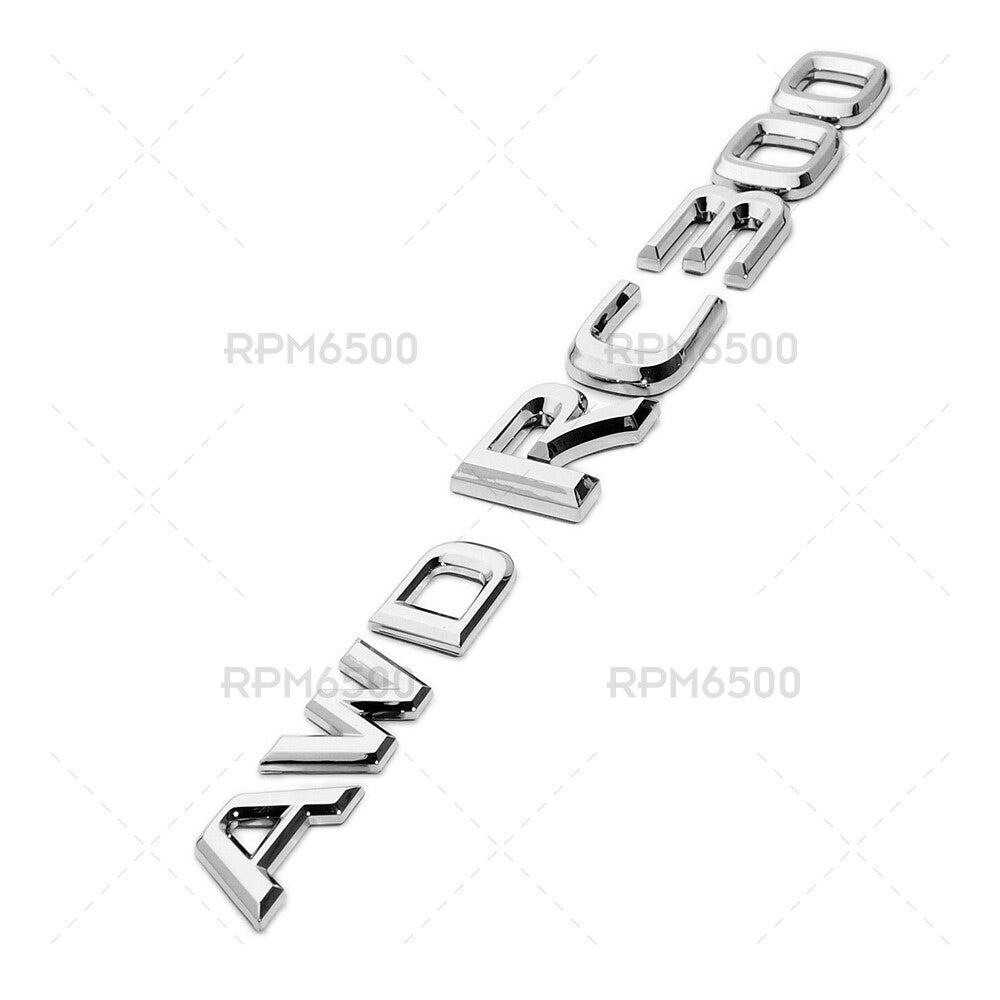 Lexus Trunk OEM Chrome AWD RC 300 Letter Logo Badge Emblem Car Replace F-Sport