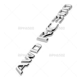 Lexus Trunk OEM Chrome AWD RC 300 Letter Logo Badge Emblem Car Replace F-Sport