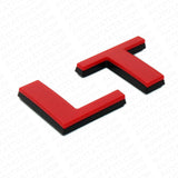 For Chevy Silverado Red Black LT Tailgate Logo Nameplates Letter 3D Decal Emblem