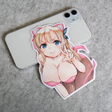 Anime Cartoon Sexy Lady Bikini Body Sticker Decal Home Car Door Window Decorate